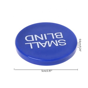 Juego de <span class=keywords><strong>3</strong></span> botones profesionales de Casino Texas Hold'em, juego de accesorios de Casino de 2 pulgadas - Product Image 5