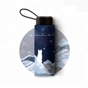 Nouveau Design super mini <span class=keywords><strong>5</strong></span> parapluie pliant avec étui d'emballage parapluie capsule voyage parapluie télé<span class=keywords><strong>phone</strong></span> pliable - Product Image 5