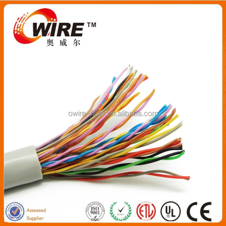Haute Qualité Chat Cat3 CAT5 Cat6 UTP Lan Câble 25 paires 50 paires 100 paires de Chine