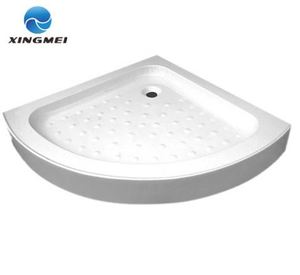 Baki dasar Pancuran serat Resin akrilik 600mm kualitas tinggi baki kamar mandi berdiri bebas tahan lama Keramik Modern penjualan laris - Product Image 3