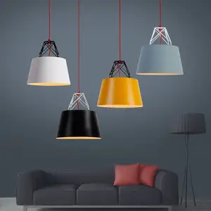 Design moderno semplice lampade interni appeso luce sagomata per camera da letto/soggiorno