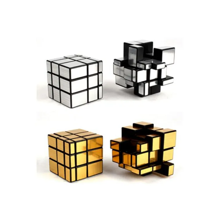 Amazon Hot Selling Derde Orde Snelheid Puzzel Magische Kubus Spiegel Magic Puzzel Cube
