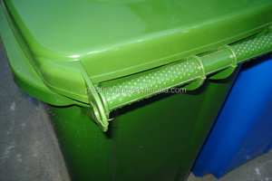 120 litros HDPE material <span class=keywords><strong>plaza</strong></span> al aire libre a la venta cubo de plástico con ruedas - Product Image 4