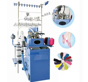 TONGDA TD6FP China manufacturer 3.75 inch automatic cotton school sock making machine to make socks in pakistan