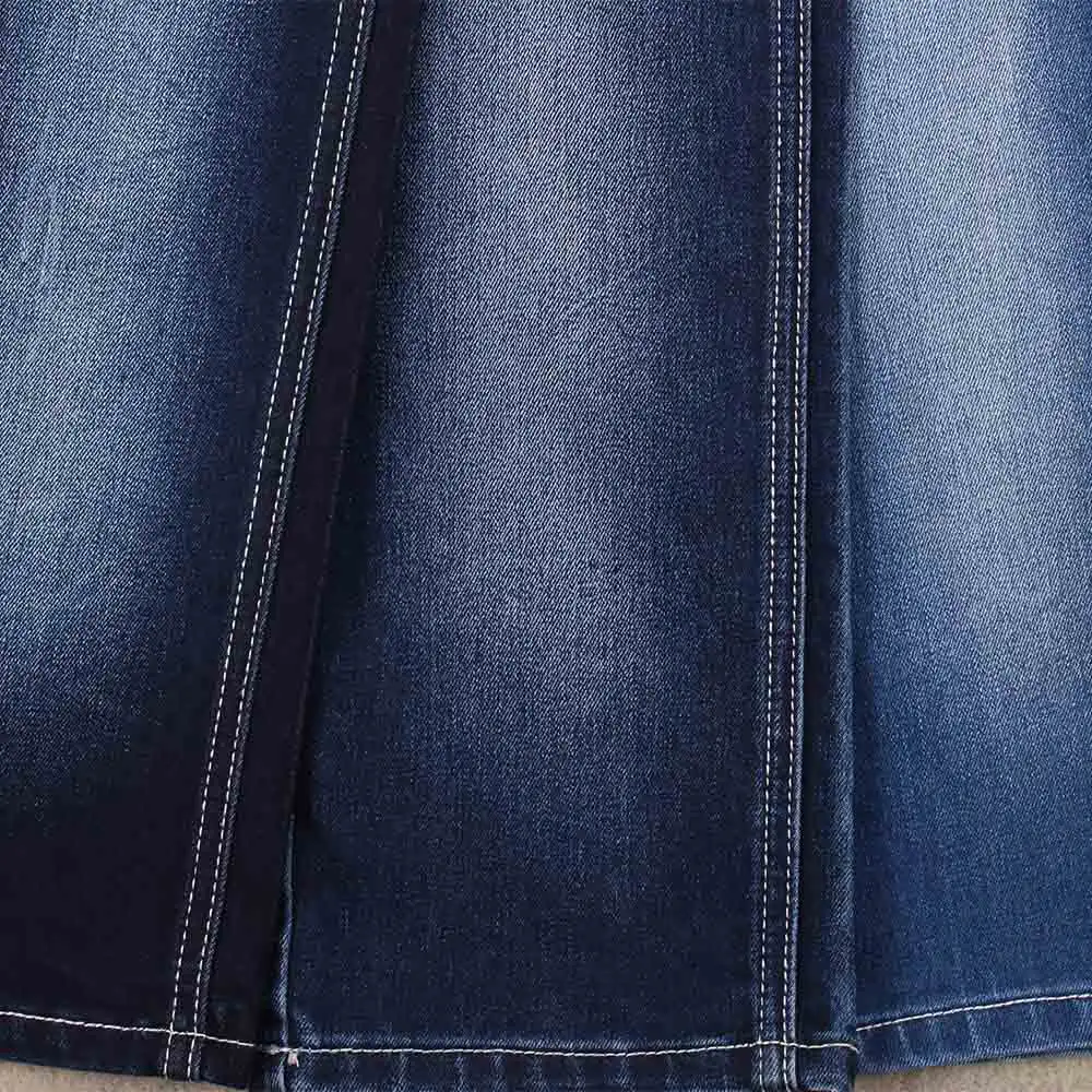 Vendita calda blu indaco jeans denim tessuto di cotone poli per il commercio all'ingrosso dei jeans in tessuto di fabbrica