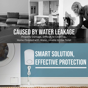 Highly Sensitive Home Security Water Leak Alert <strong>Flood</strong> Alarm <strong>Detector</strong> High Sensirtive Water Flow Detection Sensor Cable - Product Image 6