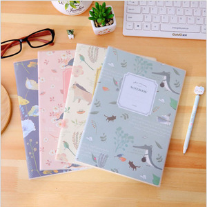 Kawaii Cute Flowers Birds Animal Notebook Painting of Diary Book <strong>Journal</strong> Record Office School <strong>Supplies</strong> - Product Image 2
