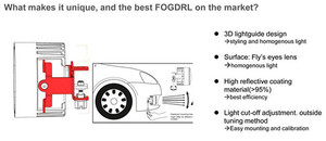 Fábrica al por mayor 12 v después de mercado Cre e <span class=keywords><strong>super</strong></span> brillante Universal drl LED luz de niebla - Product Image 6