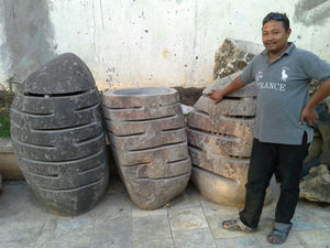 河石韩式田园灯笼灯 - Product Image 3