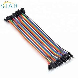 كابل مرن مسطح من دوبونت، كابل قوس قزح بخطوة <span class=keywords><strong>2</strong></span>.54 مم، 1 <span class=keywords><strong>2</strong></span> <span class=keywords><strong>3</strong></span> 4 6 8 10 12 14 16 20 سن، أسلاك توصيل أنثى إلى أنثى 20 سم - Product Image 3