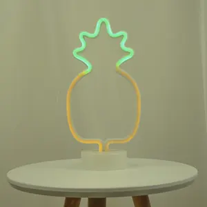 Ev masa dekorasyon ışıklandırma ananas gitar bulut şekli LED Neon ışığı