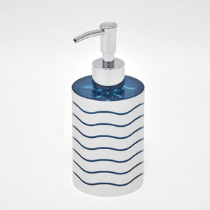 พลาสติกรูปทรงกระบอกสีน้ำเงินอุปกรณ์ห้องน้ำ - Product Image 2