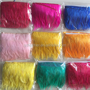 Bán hot saddle <span class=keywords><strong>feather</strong></span> fringe dậu <span class=keywords><strong>feather</strong></span> trim - Product Image 1