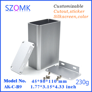 กล่องอะลูมิเนียม SZOMK สำหรับโครงการอิเล็กทรอนิกส์ กล่องควบคุม <span class=keywords><strong>DIY</strong></span> รุ่น AK-C-B9 ขนาด 45*80*ฟรี - Product Image 3