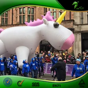 Inflatable Unicorn Parade Balloon Inflatable Zoo Animal Unicorn Hongyi Inflatable Horse Toy
