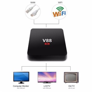 V88 RK3229 ott <span class=keywords><strong>tv</strong></span> box Quad core Android 5.1 OS más barato 4 K android <span class=keywords><strong>tv</strong></span> box nuevo producto <span class=keywords><strong>por</strong></span> la Parte Superior-rey - Product Image 2