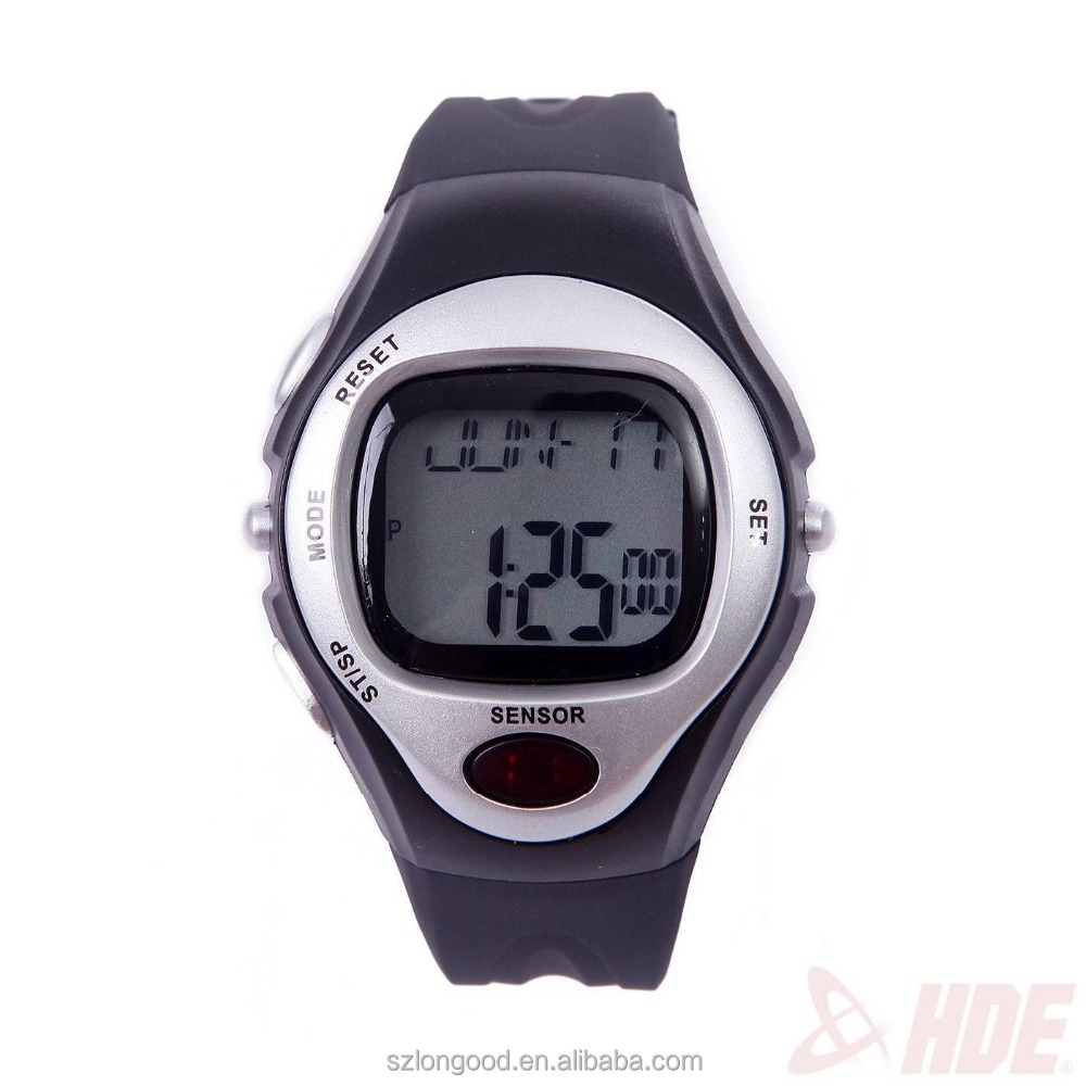Спортивные часы для упражнений цифровой пульсометр Пульс измеритель калорий сигнализация
