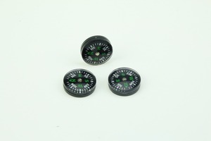 Nuovo Pulsante Nero Mini 20 millimetri Piccolo Bussole Commercio All'ingrosso Mini Di Sopravvivenza Bussola Verde - Product Image 5