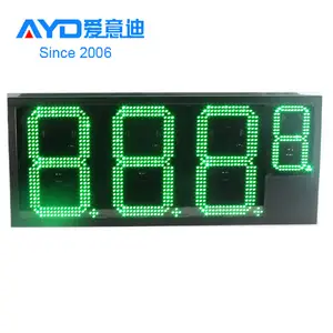 8 인치 야외 대형 LED 카운터 시간 온도 LED 숫자 기호 7 세그먼트 LED 디스플레이