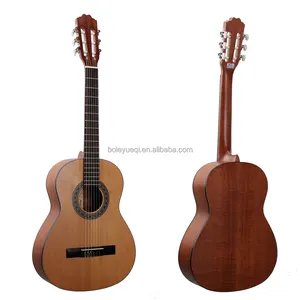 סין OSTEN AISON מפעל 36 אינץ קלאסי הגיטרה קלאסי גיטרה מייפל שחיף עם ניילון מיתרי מקבלים OEM