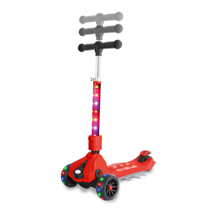 Top Quality LED lights Tube new fashion Kick Scooter for children