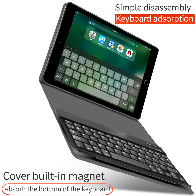 Китай дизайн Смарт искусственная кожа Bluetooth Клавиатура Защитный Tablet Обложка для Apple air1/2