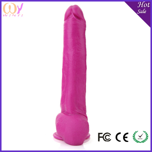 9 " longitud efectiva del sexo del vibrador Artificial pene de goma - Product Image 1
