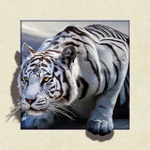 Immagine di effetto mobile lenticolare di alta qualità 3D/5D personalizzata del Poster della parete animale del dinosauro del cavallo di cervo tigre - Product Image 1