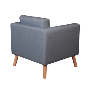 Avrupa Tarzı Restoran Terlik <span class=keywords><strong>Chesterfield</strong></span> Bayan Deri koltuk Kumaş Tek Yastıklı Kanepe - Product Image 3