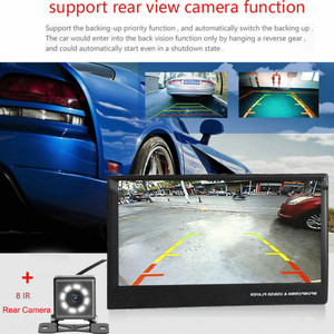 Podofo <span class=keywords><strong>Radio</strong></span> de Audio Estéreo de Coche BT <span class=keywords><strong>1Din</strong></span> 7 "HD Monitor de Pantalla Táctil Retráctil DVD MP5 SD FM Reproductor USB Cámara de Visión Trasera - Product Image 3