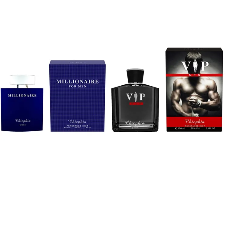 Wholesale Long Lasting Chicphia 100ml Vip Men Fragrance Diamond Collection Private Label Perfume /Logo Perfume