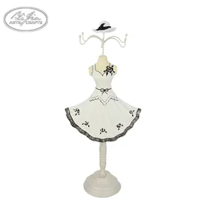 Tùy chỉnh váy búp bê mannequin nhựa giữ đồ trang sức cho vòng cổ