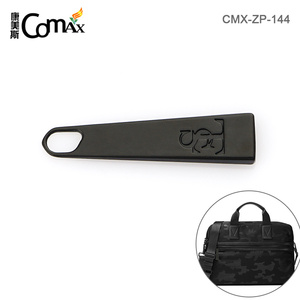 Negro mate metal fuerte slider bolsa tiradores de cremallera - Product Image 2