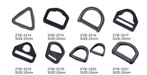 <span class=keywords><strong>20mm</strong></span> de plástico D anillo hebilla - Product Image 2