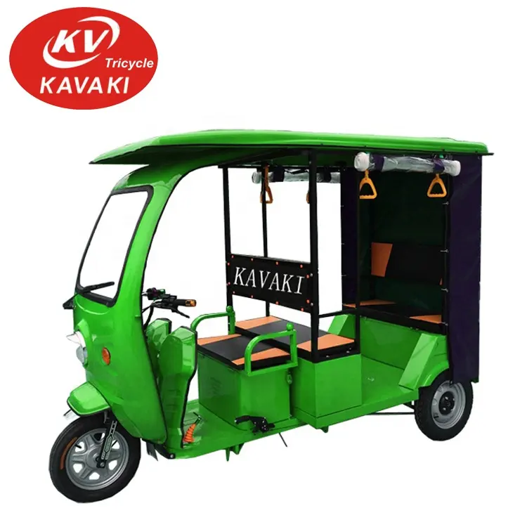 กวางโจว KAVAKI ผู้ผลิตส่งออกรถตุ๊กตุ๊กรถจักรยานยนต์ไฟฟ้าสกู๊ตเตอร์สามล้อสำหรับผู้โดยสาร