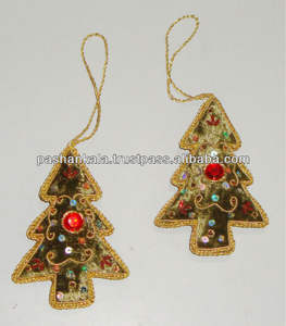 Beautiful Beaded <b>Christmas</b> <b>Tree</b> <b>Hanging</b> Gifts Ornament - Product Image 1