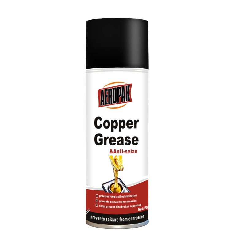 AEROPAK high performance anti-seize Copper Grease spray lubricant