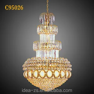 Chanderlier mosaico Pakistán mezquita árabe candelabro de cristal grande - Product Image 1