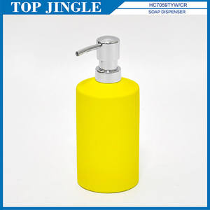 เครื่องจ่ายสบู่เหลวด้วยมือพลาสติกสีขาวแฟนซี - Product Image 2