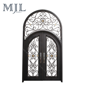 De alta calidad Interior Antiguo Ultra Plata Anodizado Forjado Puerta De Hierro - Product Image 5