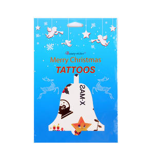 Weihnachten Wassertransfer Tattoo Aufkleber Glow In The Dark - Product Image 3