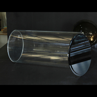 Kunden spezifisches klares Plexiglas-Acryl zylinder rohr mit Deckel