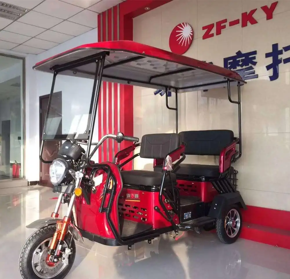Çin ucuz fiyat 110cc 3 tekerlekli benzinli yaşlı hareketlilik Scooter gaz motorlu yetişkin kargo üç tekerlekli bisiklet motosiklet