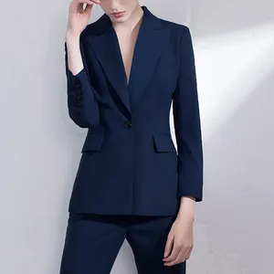 Tops brand Custom made office ladies formal fashion woman female suit jacket for women formal