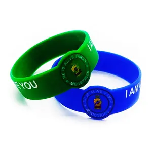 Custom Made Factory Directly Silicone Rubber Wristbands Silicone Bracelets