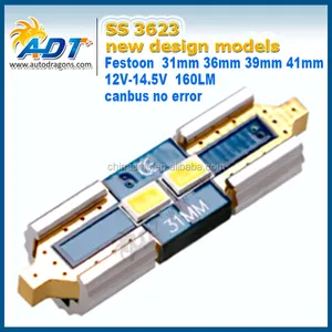 Nuevo estilo T10 / BA9S / H1 / H3 / 880 / 881 17 SMD 12 V - 14.5 V 3623 chips SMD led bombillas