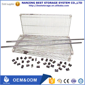 Iso <span class=keywords><strong>nsf</strong></span> בד חוט מדפים מדפים מדפים חוט כרום ללא דופי רשת מדפים - Product Image 3