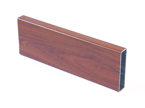Ketahanan UV Slat Aluminium untuk Pagar Bilah Aluminium Efek Kayu
