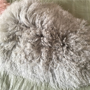 Tessuto in <span class=keywords><strong>Pelliccia</strong></span> di Capra Naturale Riccio e Lungo, <span class=keywords><strong>Pelliccia</strong></span> <span class=keywords><strong>d</strong></span>'<span class=keywords><strong>Agnello</strong></span> del Tibet - Product Image 5