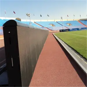 Stadio di calcio perimetro P10 display a led dello schermo di pubblicità esterna cartellone video wall prezzo